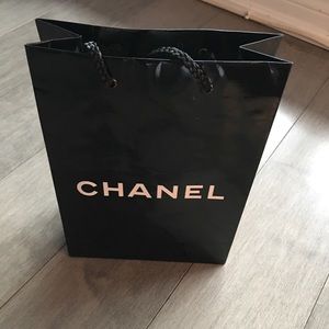 Genuine Chanel paper bag 10”x7”